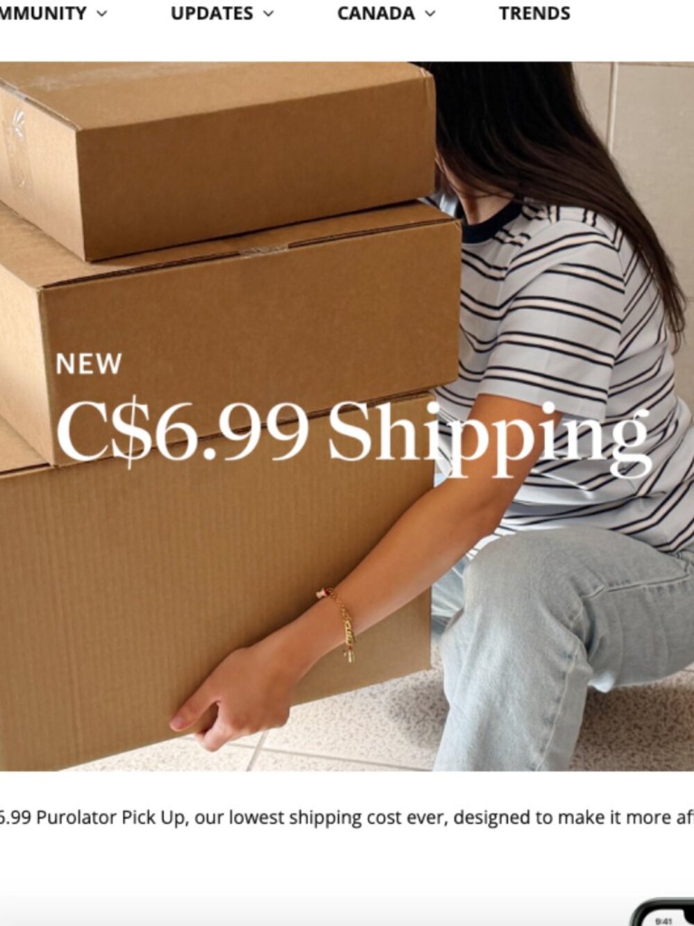 NEW!!  Cheaper $6.99 Shipping With Purolator Pickup